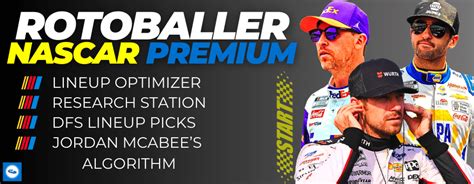 rotowire nascar optimizer|2024 Daily Fantasy Racing Tools, Advice & News .